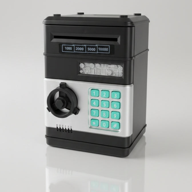 Mini Digital Electronic Safe Piggy Bank – Smart ATM Style Money Box