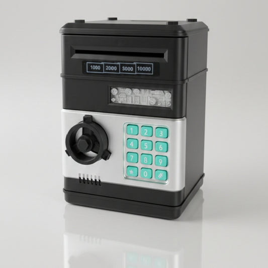 Mini Digital Electronic Safe Piggy Bank – Smart ATM Style Money Box