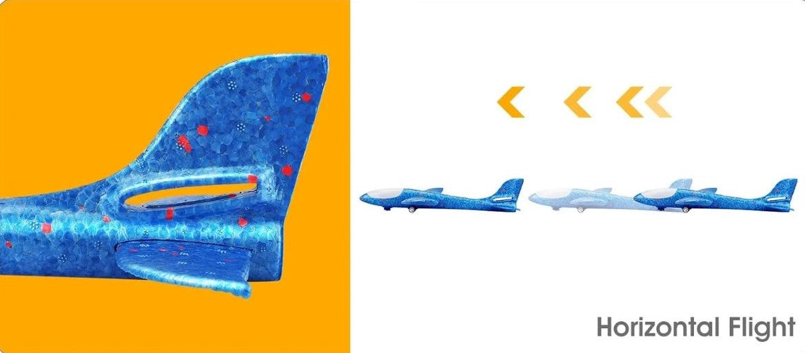 Catapult Airplane Launcher Toy – Foam Glider Shooting Fun