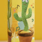 Rechargeable Talking & Dancing Cactus – Fun Voice Repeat Toy