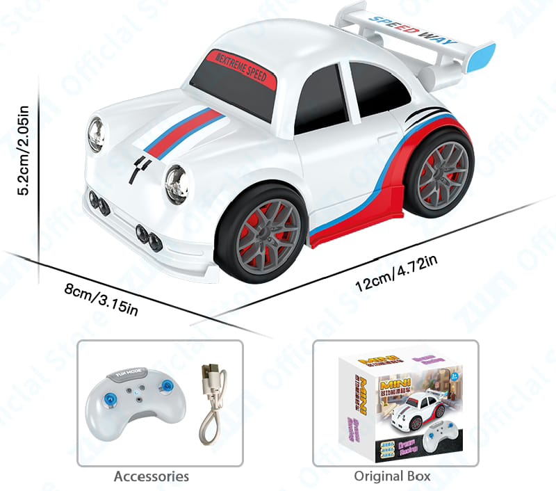 2.4GHz Mini Drift Car – Remote & Induction Control Toy