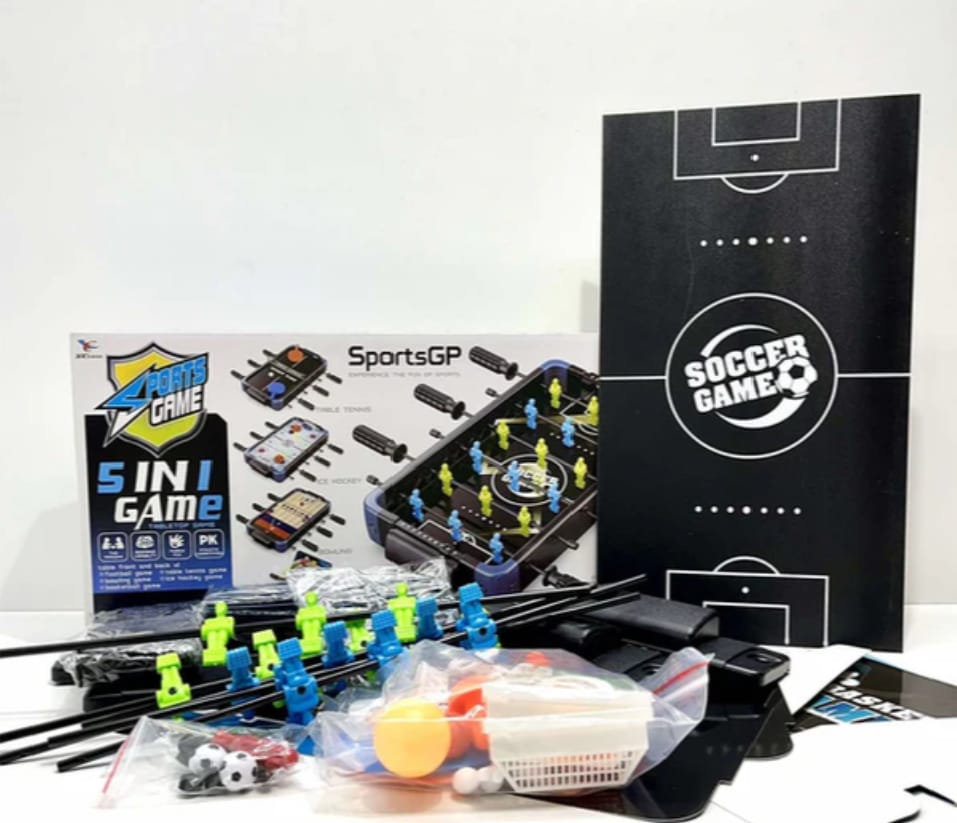 5-in-1 Multi Game Table – Ultimate Multiplayer Fun