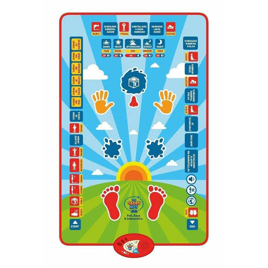 Educational Digital Prayer Mat for Kids – Interactive Islamic Learning Mat