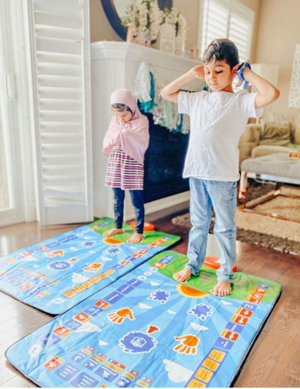 Educational Digital Prayer Mat for Kids – Interactive Islamic Learning Mat