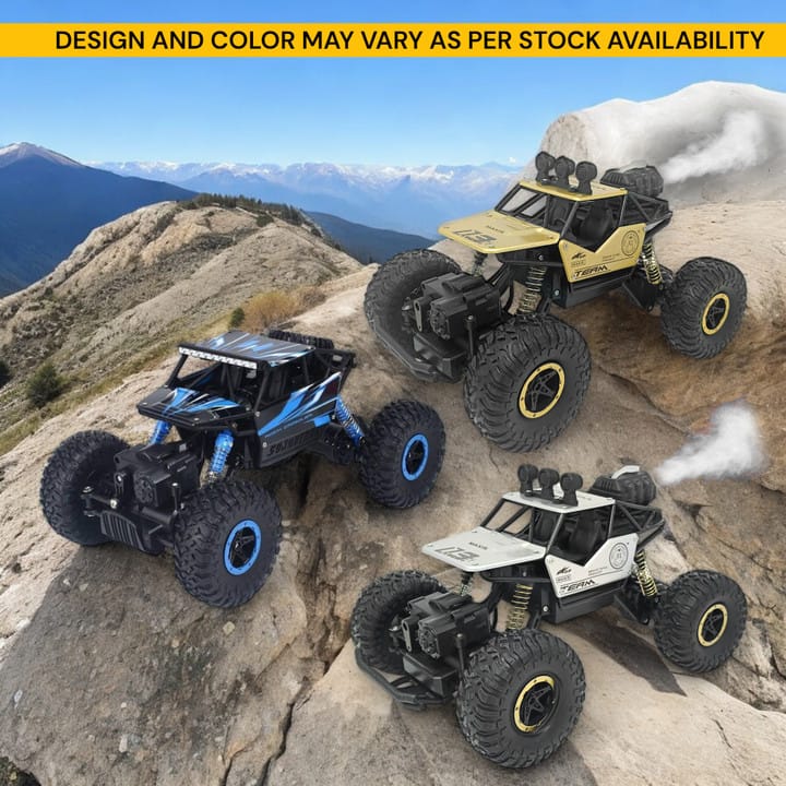 Rock Crawler RC Monster Truck – Electric Off-Road Remote Control Car