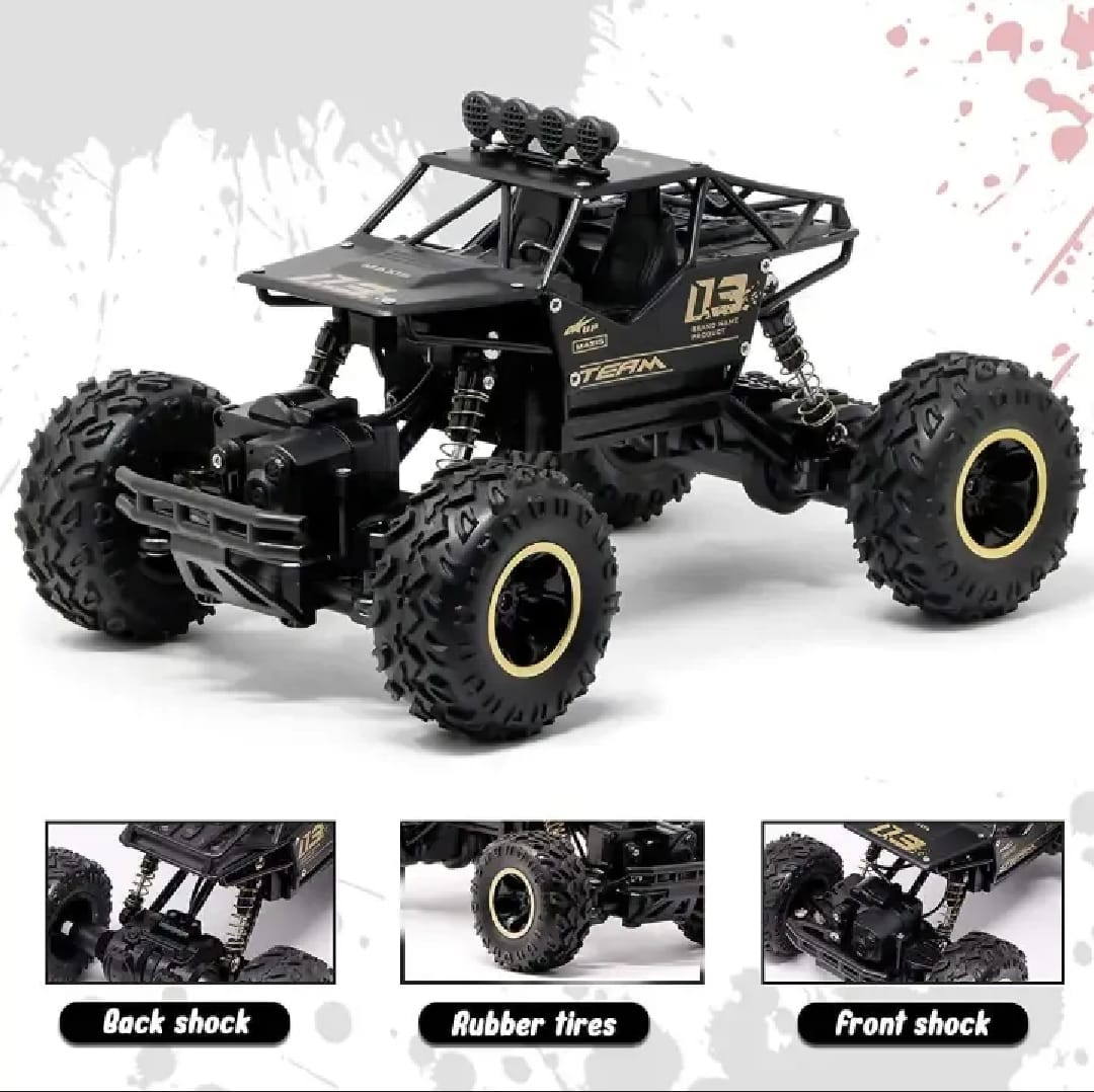 Rock Crawler RC Monster Truck – Electric Off-Road Remote Control Car