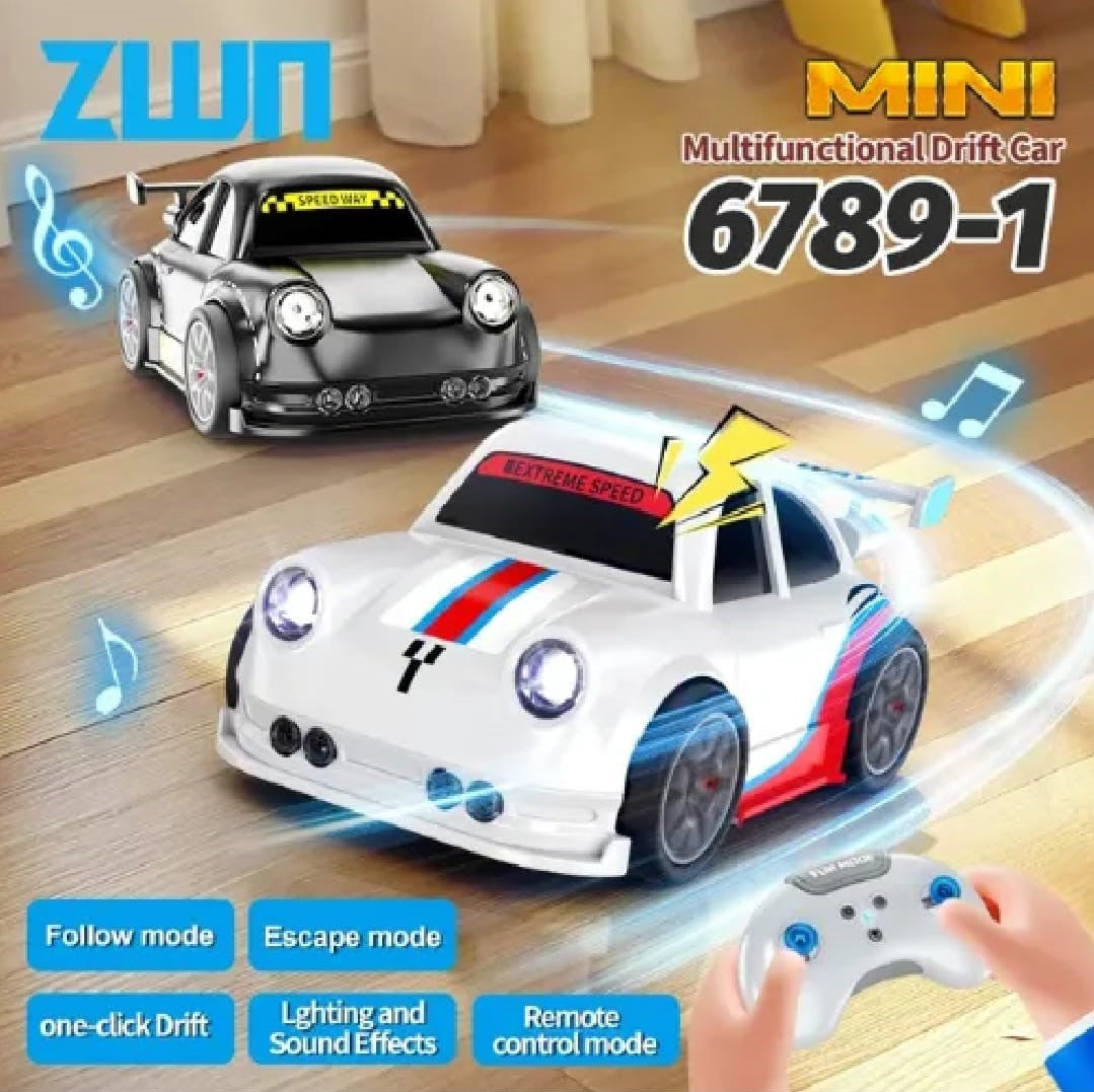 2.4GHz Mini Drift Car – Remote & Induction Control Toy