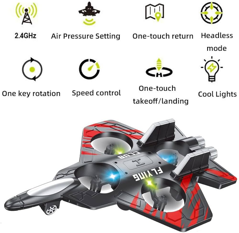 RC Combat Jet Drone – Lightweight Flying Aircraft Toy for Kids (S1)