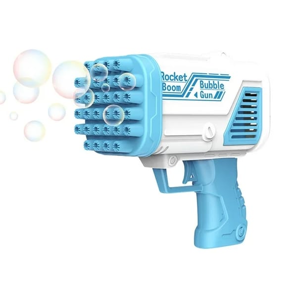 Electric Launcher Bubbles Gatling Gun -  Electric Bazooka Bubble Gun