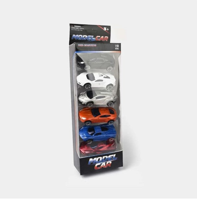 Pack of 6 Pull Back Diecast Racing Car for Kids