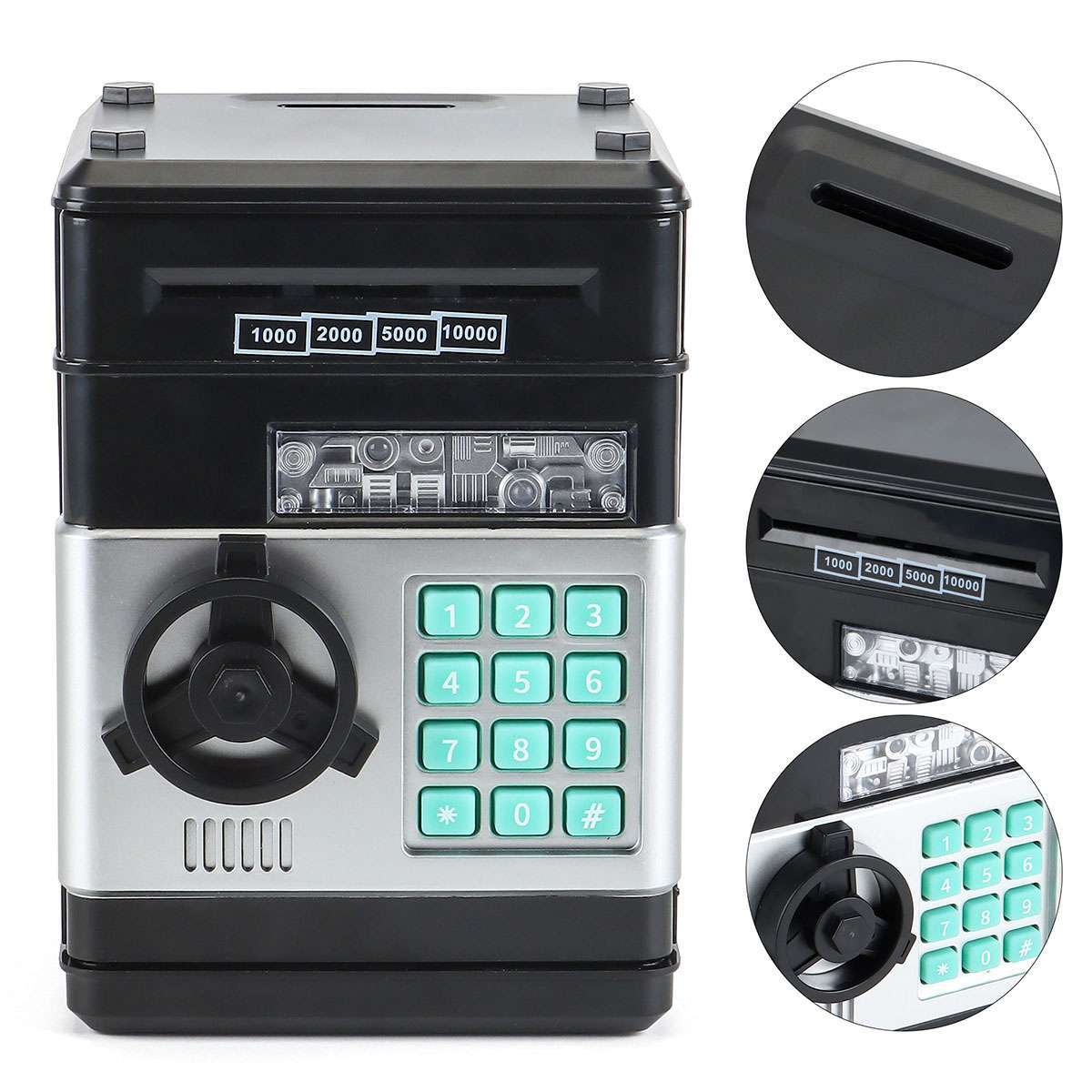 Mini Digital Electronic Safe Piggy Bank – Smart ATM Style Money Box