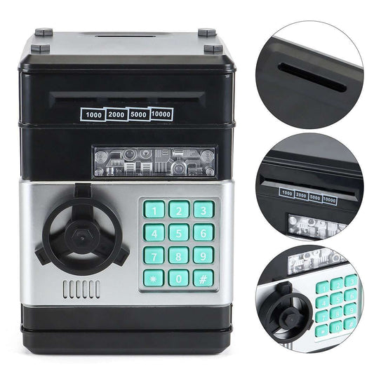 Mini Digital Electronic Safe Piggy Bank – Smart ATM Style Money Box