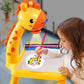 Giraffe Painting Projector Drawing Table Set With 24 Patterns & 3 Discs