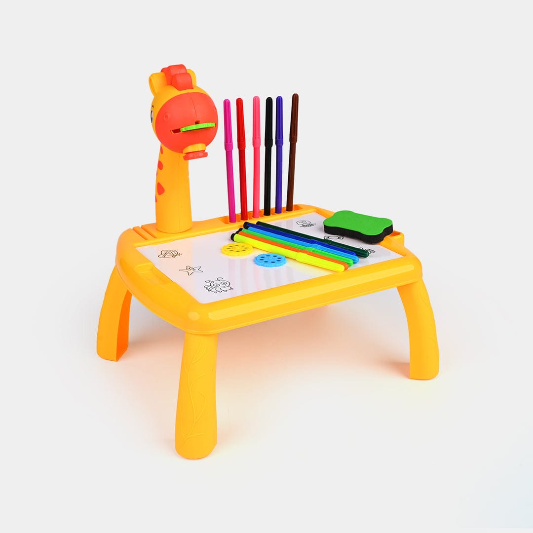 Giraffe Painting Projector Drawing Table Set With 24 Patterns & 3 Discs